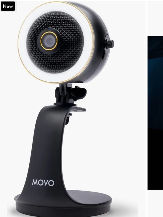 movo Other - WebMic HD Pro - All-in-One Streaming Webcam, Microphone and LED Ring Light